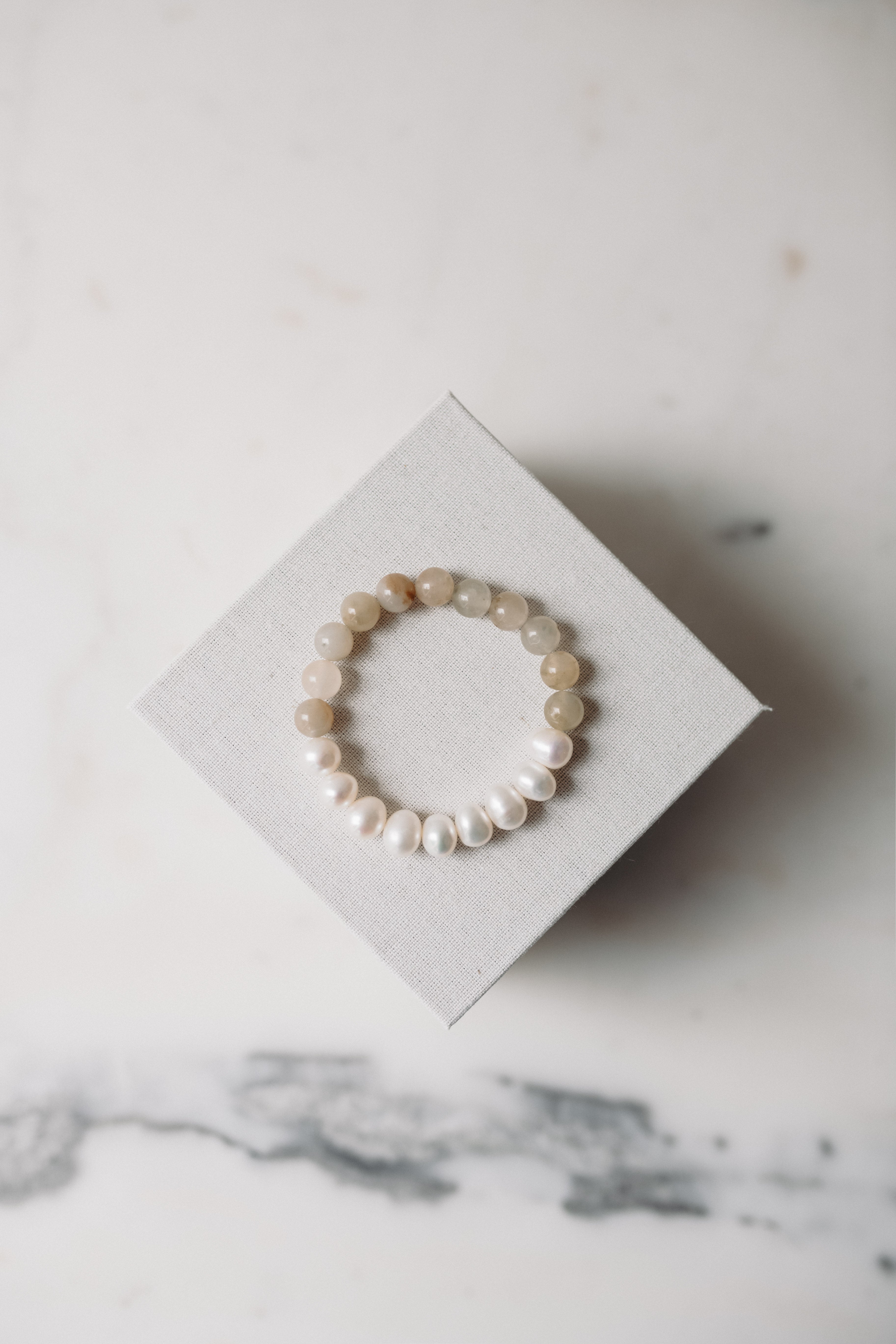 JADE + PEARL BRACELET
