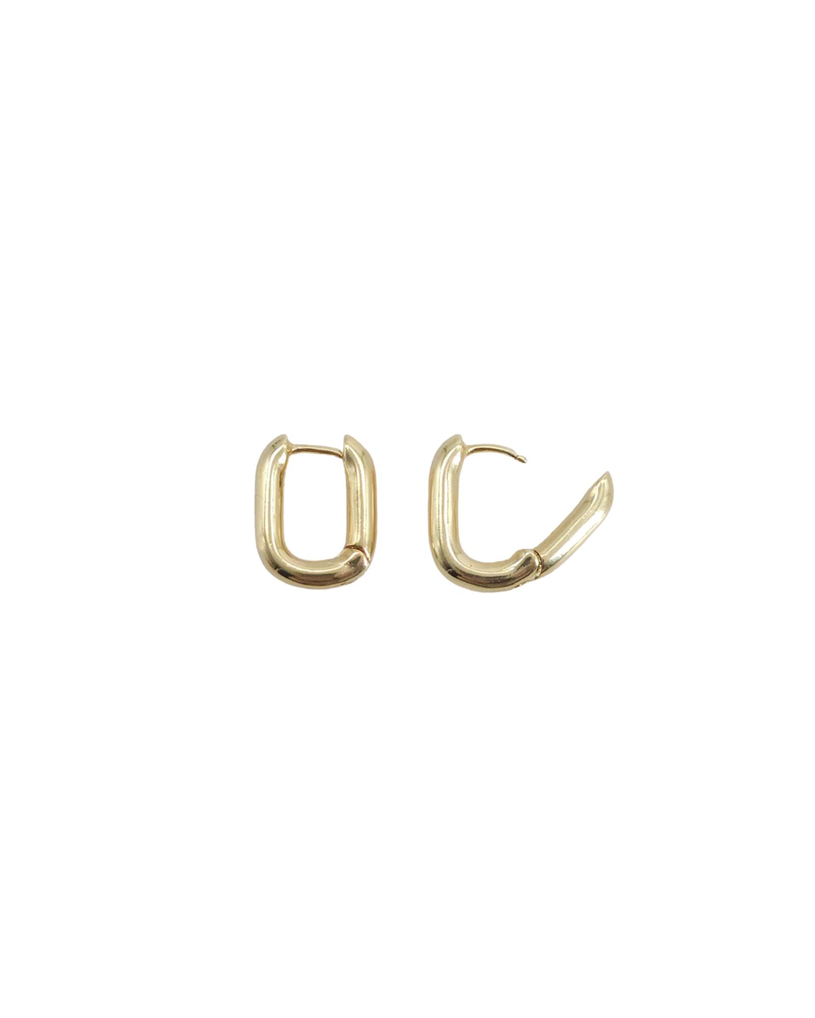 HOOP EARRINGS | RECTANGLE
