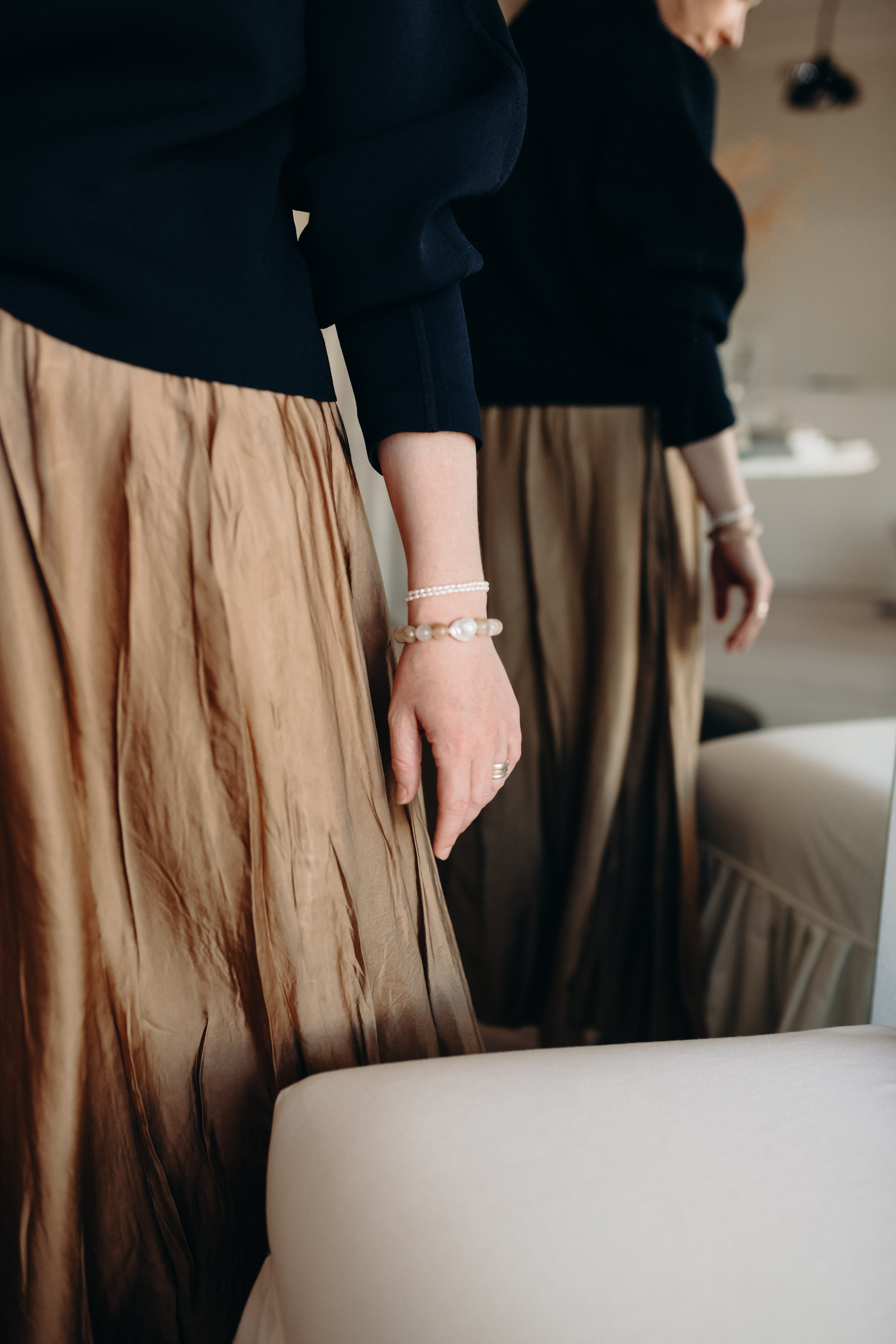MAMAPAPA TAUPE SKIRT