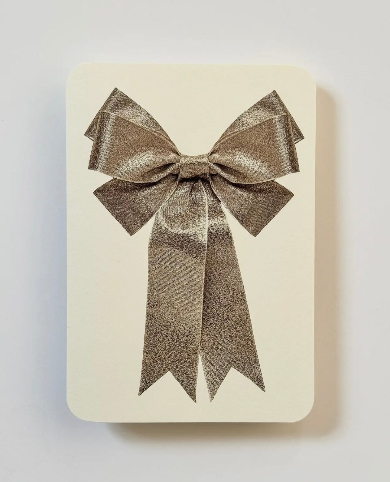 SILVER BOW CARD