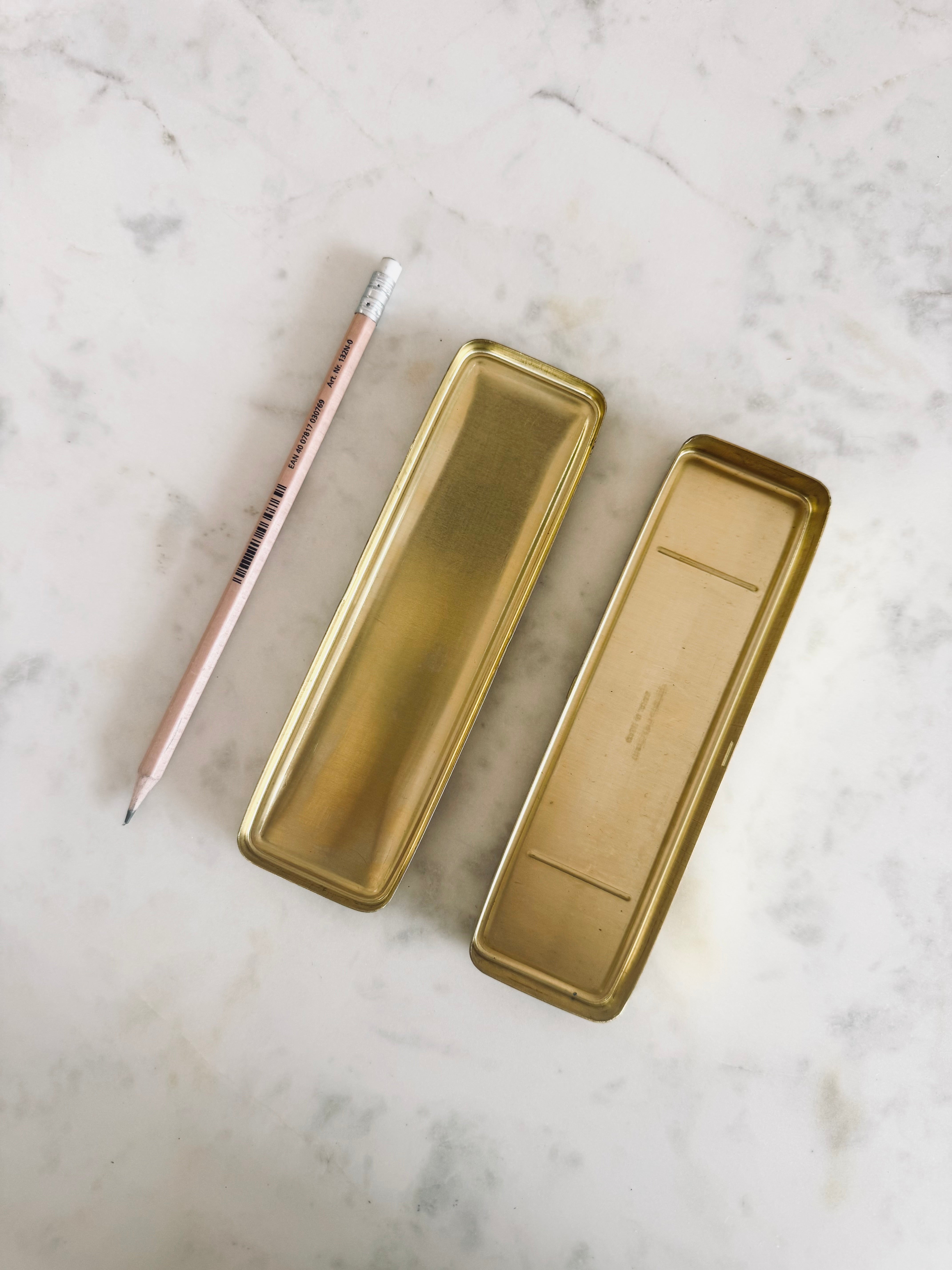 BRESPOKE LETTERPRESS BRASS TIN