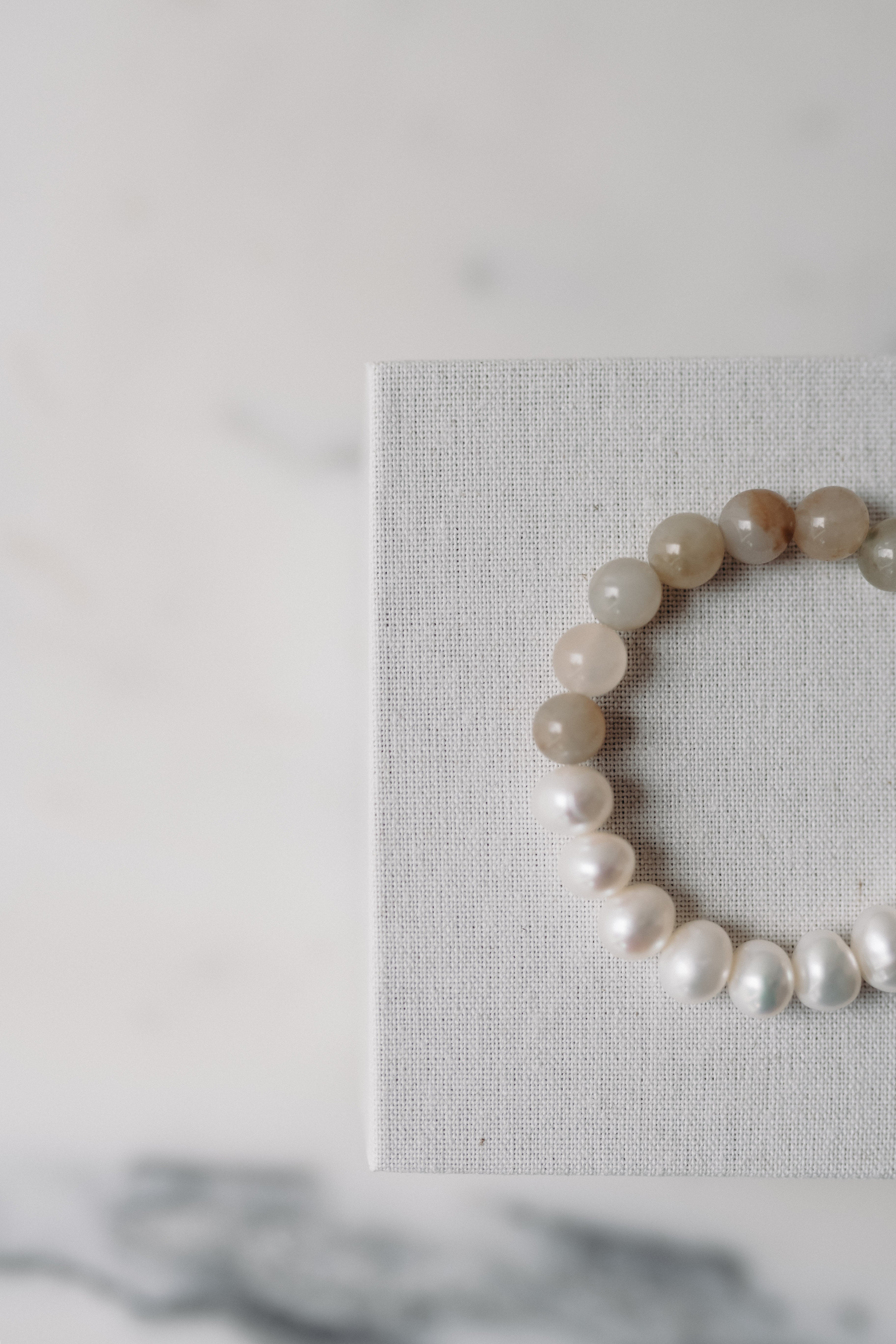 JADE + PEARL BRACELET