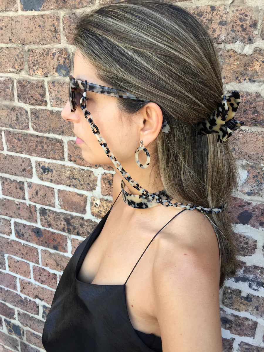 GLASSES CHAIN | LIGHT TORTOISESHELL