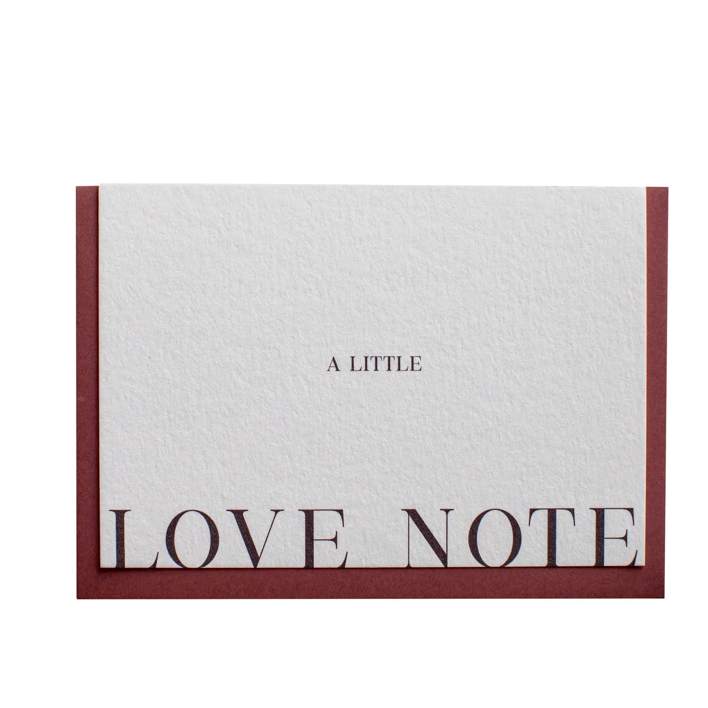 A LITTLE LOVE NOTE | CARD