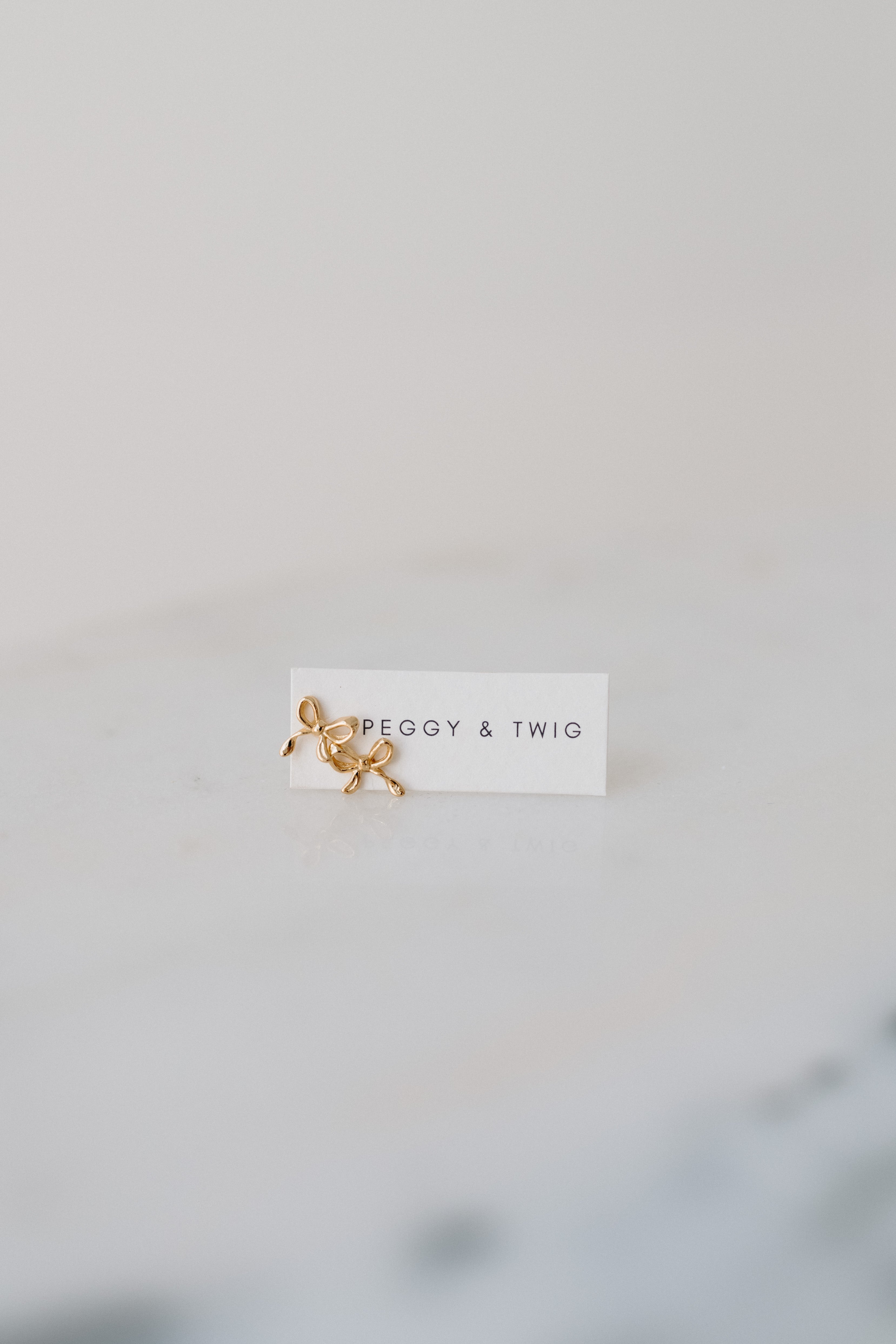 BOW EARRINGS | YELLOW GOLD