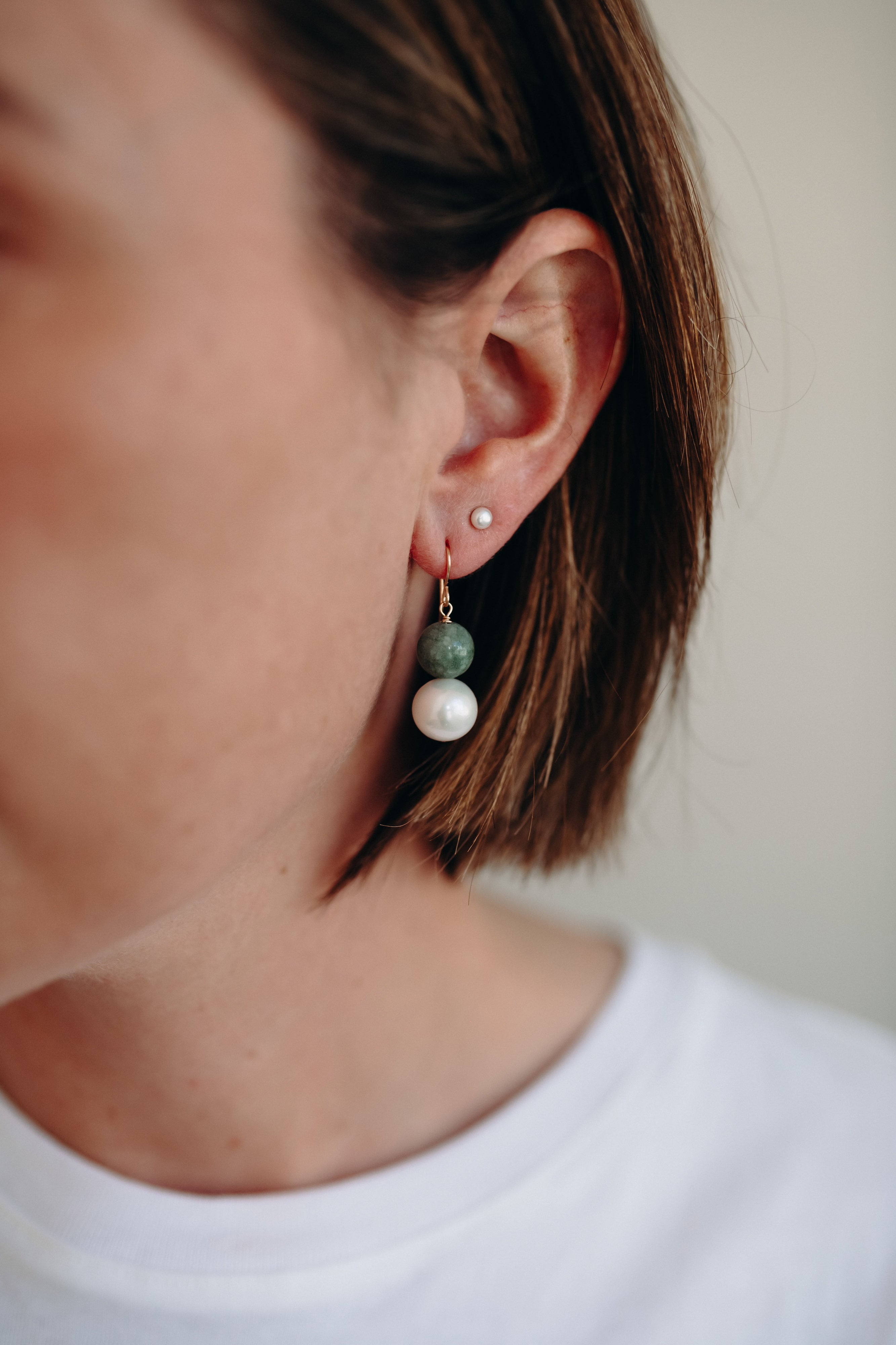 JADE DROP EARRINGS