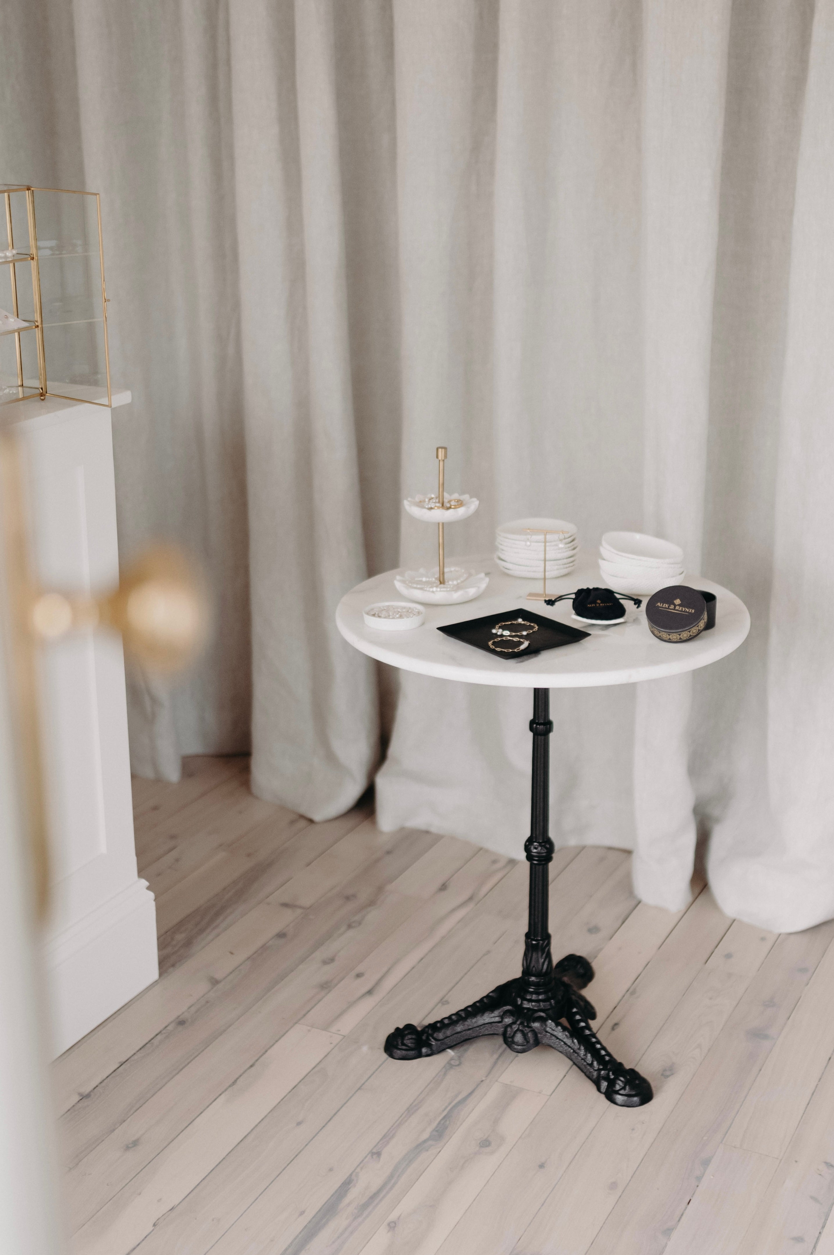 TIERED MARBLE DISPLAY