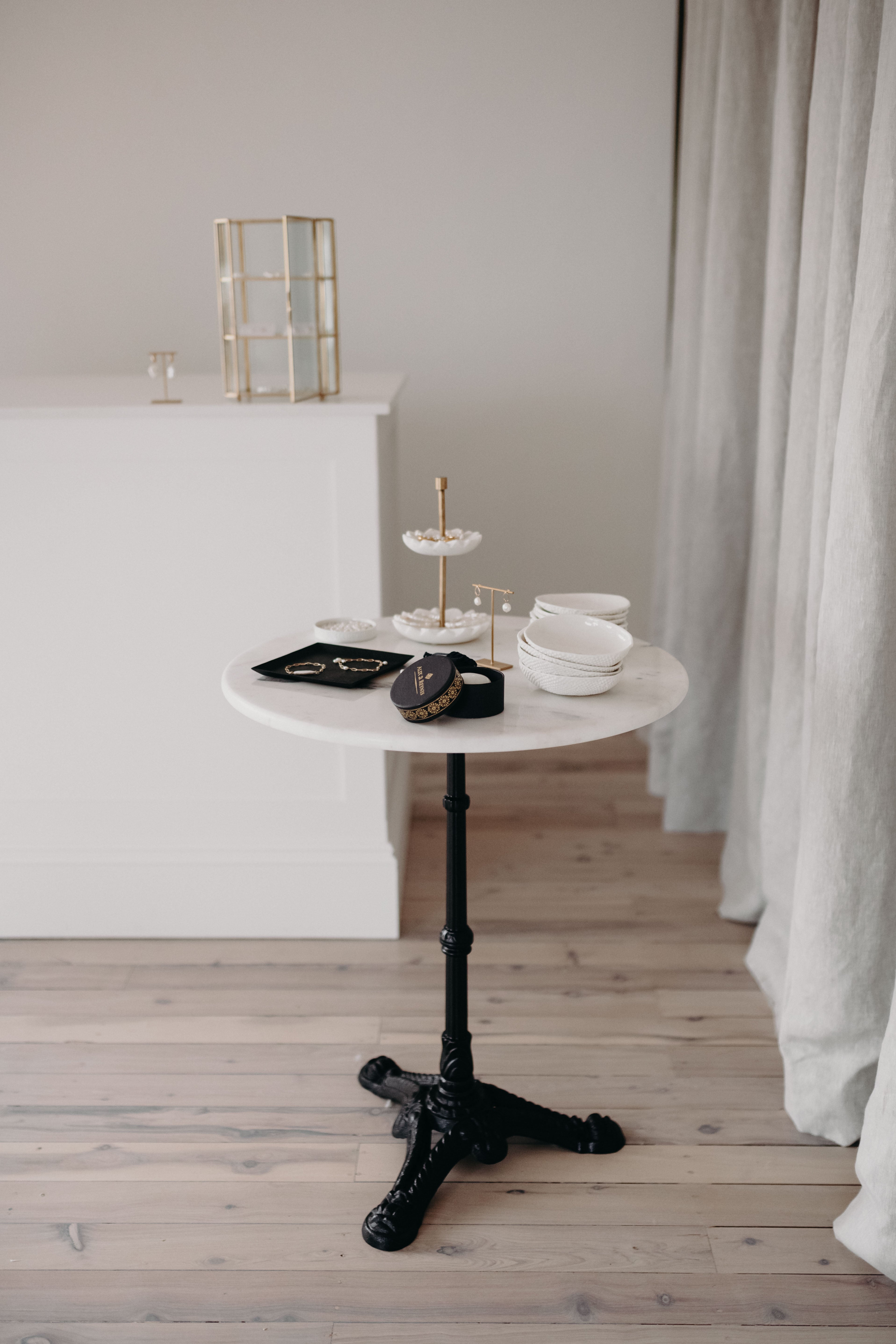 TIERED MARBLE DISPLAY