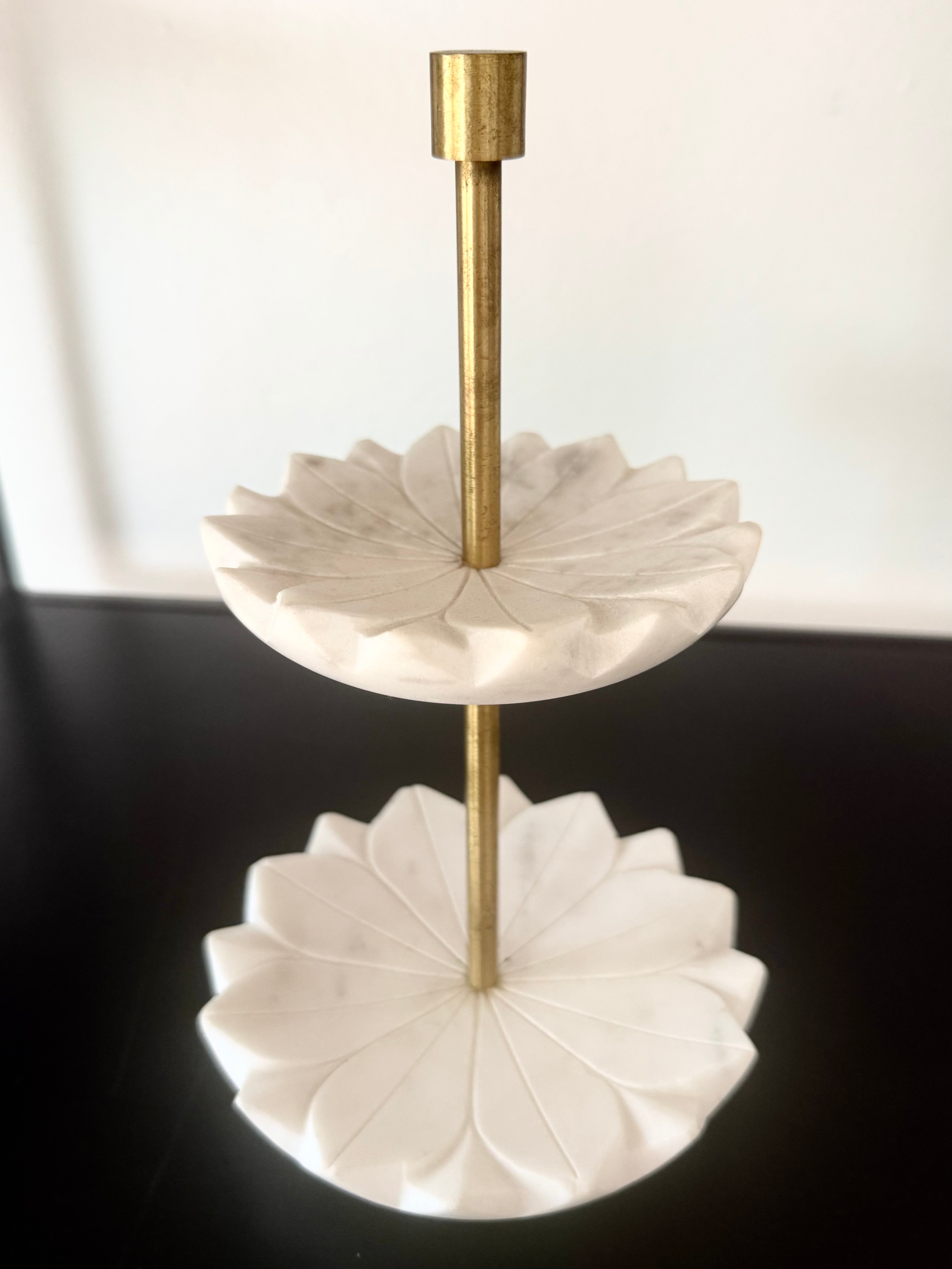 TIERED MARBLE DISPLAY