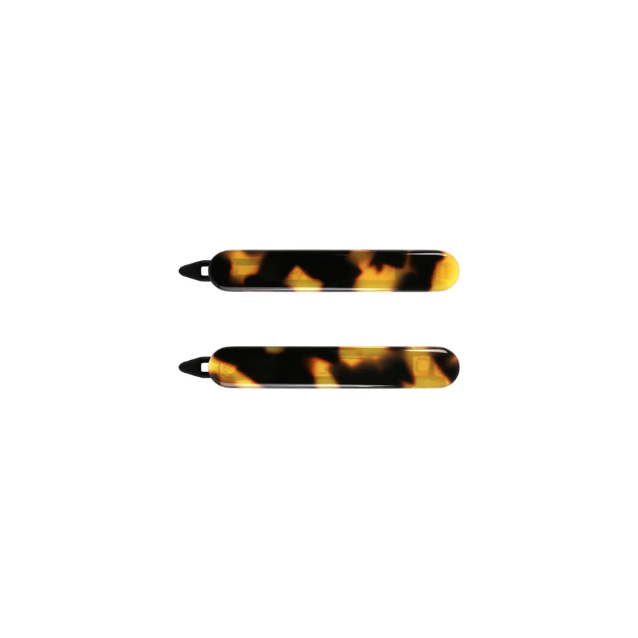 HAIR CLIP SET | DARK TORTOISESHELL