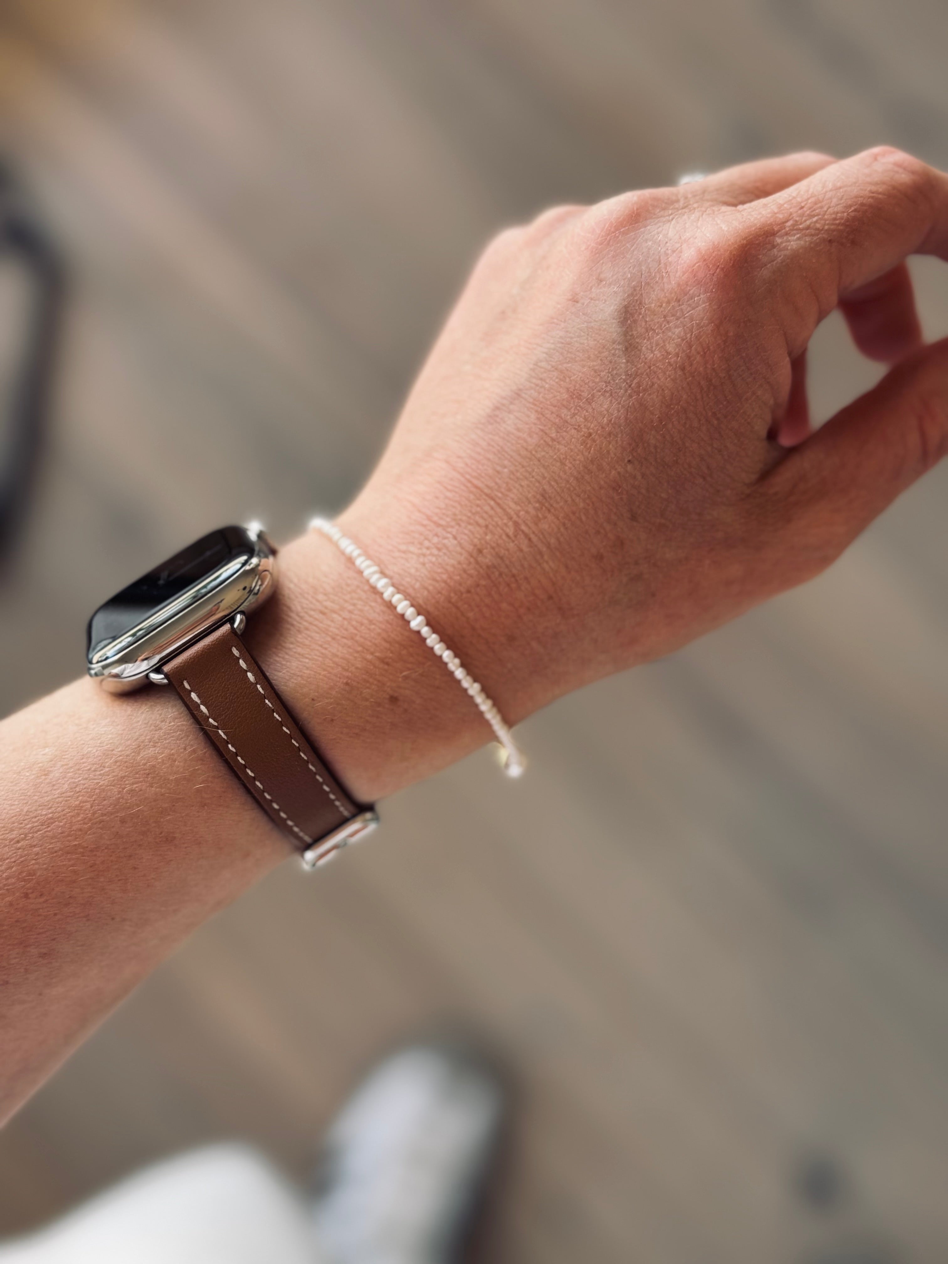 TINY SEED PEARL BRACELET