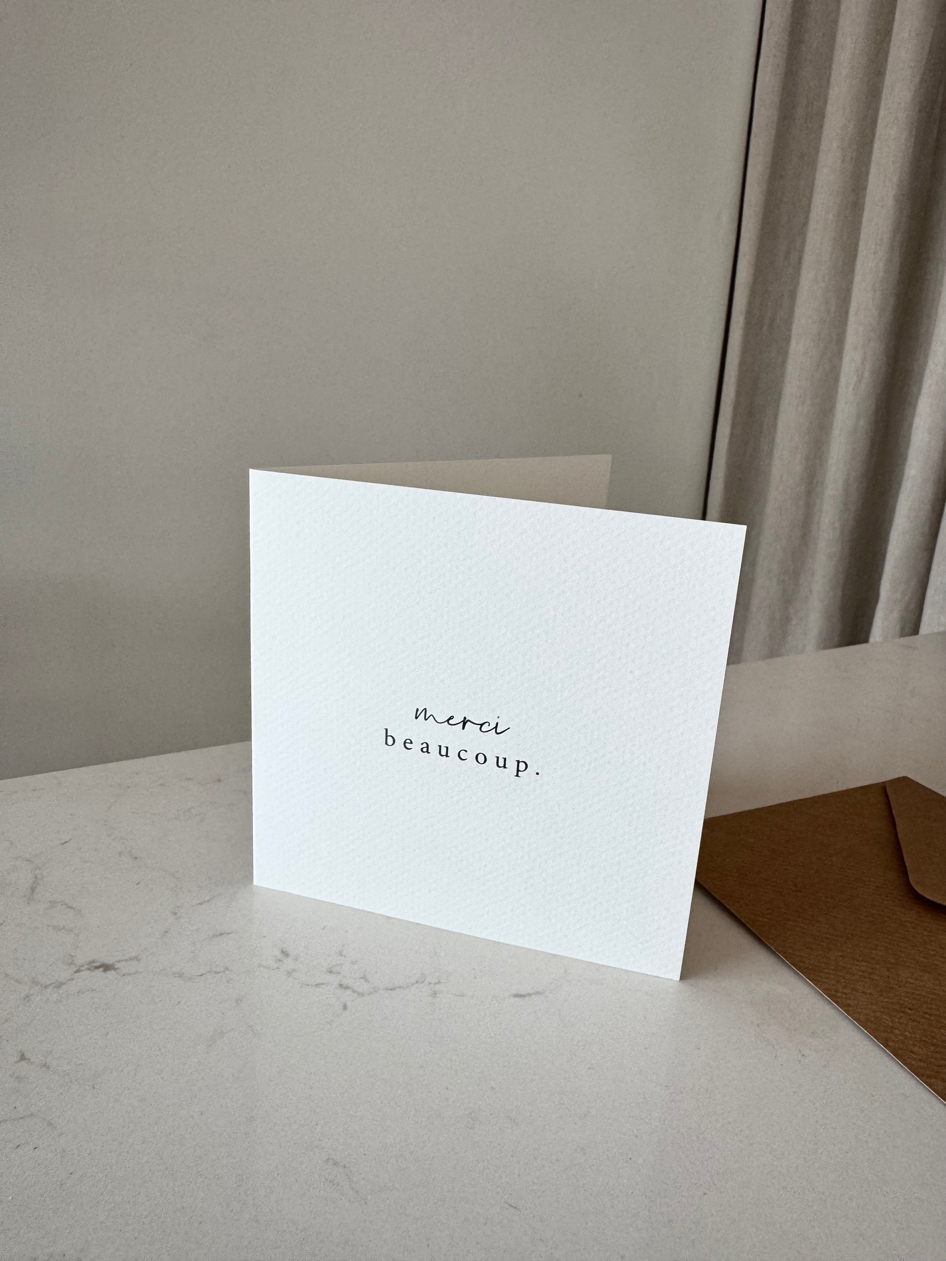 MERCI BEAUCOUP | CARD