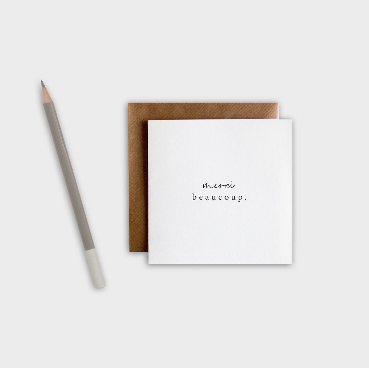MERCI BEAUCOUP | CARD