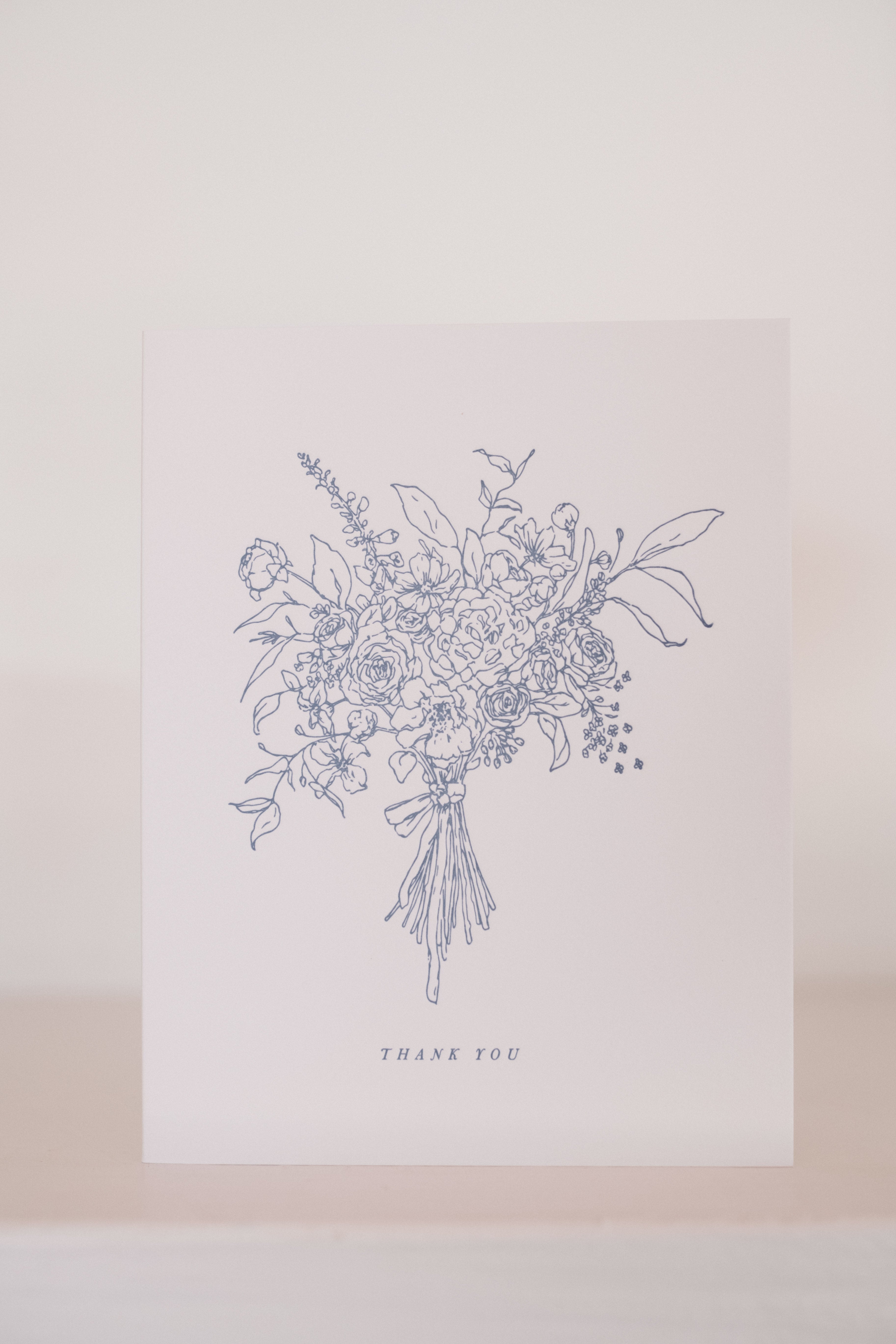 THANK YOU | FLORAL LETTERPRESS